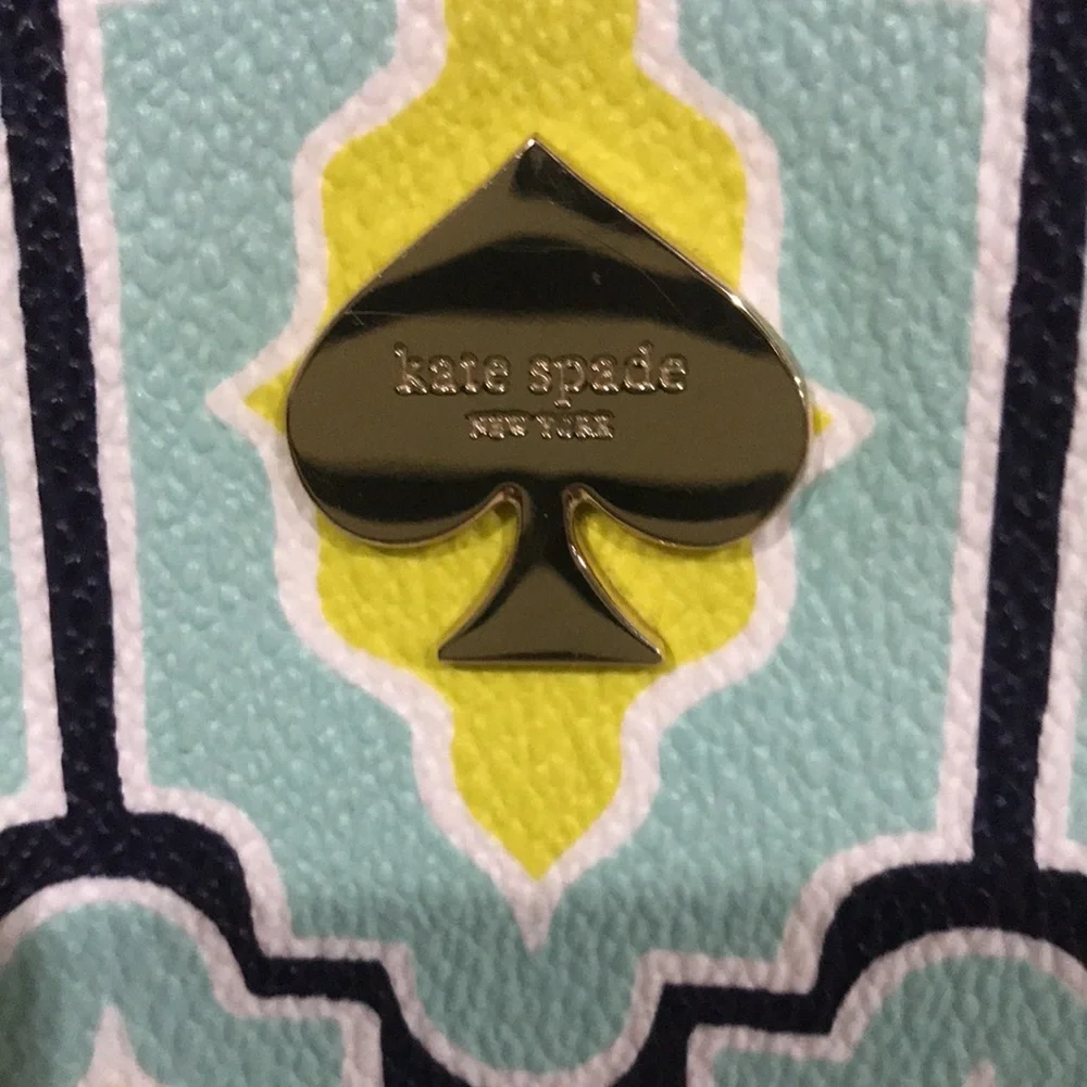 Kate Spade Leather Trimmed Coated Canvas Tote